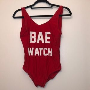 BAE WATCH one piece bathing suit